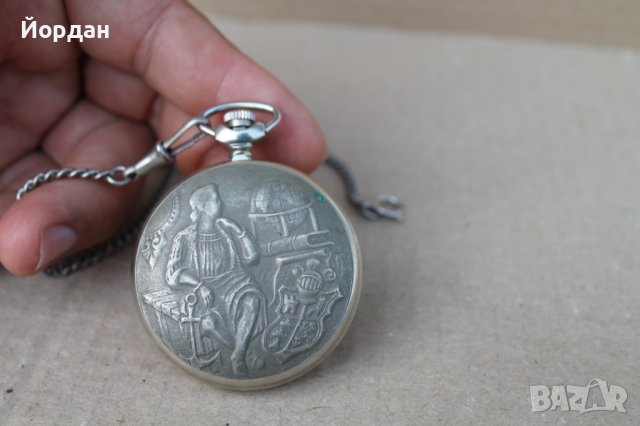 Рядък модел джобен часовник ''Мълния'', снимка 2 - Антикварни и старинни предмети - 41877313