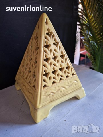 Сувенир свещник пирамида, снимка 4 - Декорация за дома - 40628941