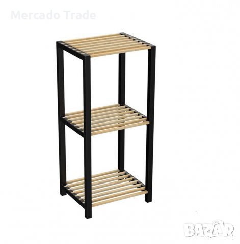 Органайзер Mercado Trade, За съхранение, 3 рафта, Дърво, Кафяв