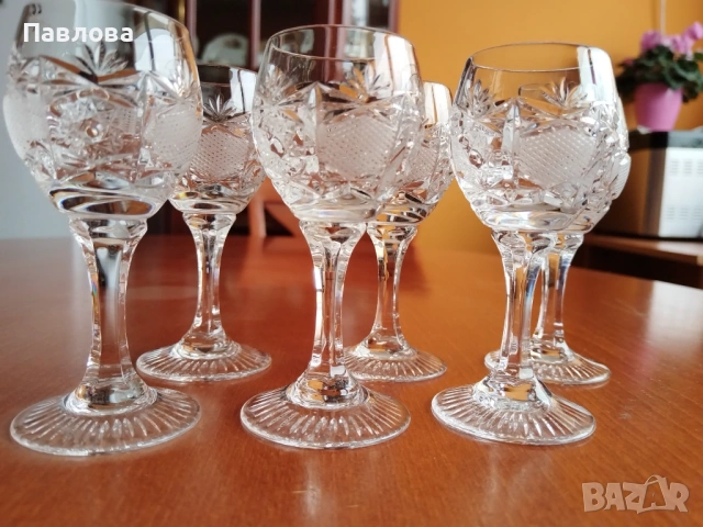 Кристални чаши за ракия