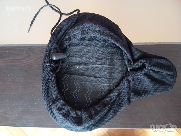 DECATHLON Калъф за велосипедна седалка MEMORYFOAM 500, с мемори пяна, размер L, черен, снимка 2 - Аксесоари за велосипеди - 53270383