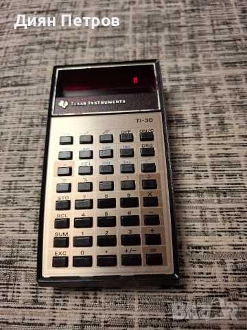 Старинен електронен калкулатор., снимка 3 - Друга електроника - 52879038