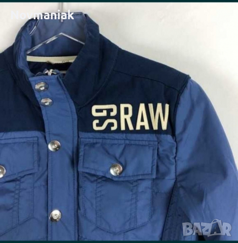 G-Star Raw NWOT Hawkeye Quilted Blue-Като Ново, снимка 3 - Якета - 36398854