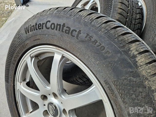 4бр. 225/65 17 зимни гуми CONTINENTAL 870, 2024г. 8-9мм, снимка 10 - Гуми и джанти - 53504921