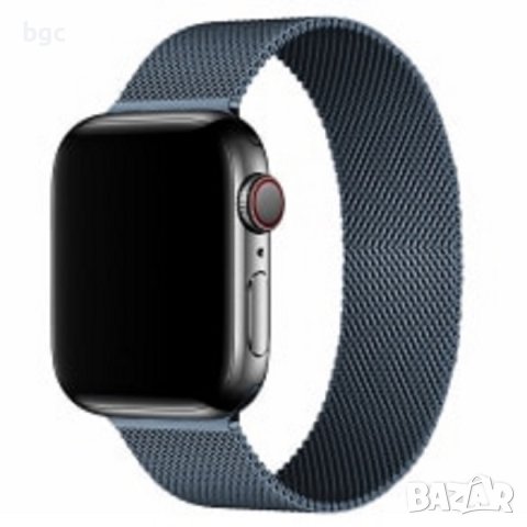 Нови Каишка Верижка за Watch Apple Milanese Loop 38мм 40mm 42mm  44mm 45mm  Неръждаема Стомана, снимка 7 - Смарт гривни - 39851347