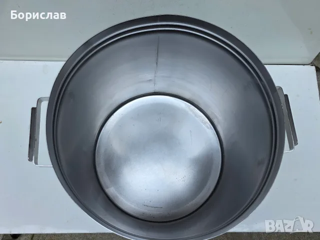 Неръждаем 40 л. иноксов казан, снимка 4 - Съдове за готвене - 55849272