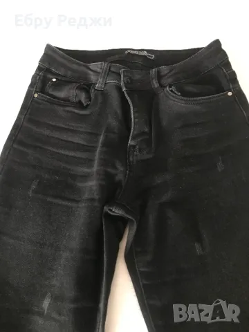 Черно дънки, снимка 2 - Дънки - 48784655