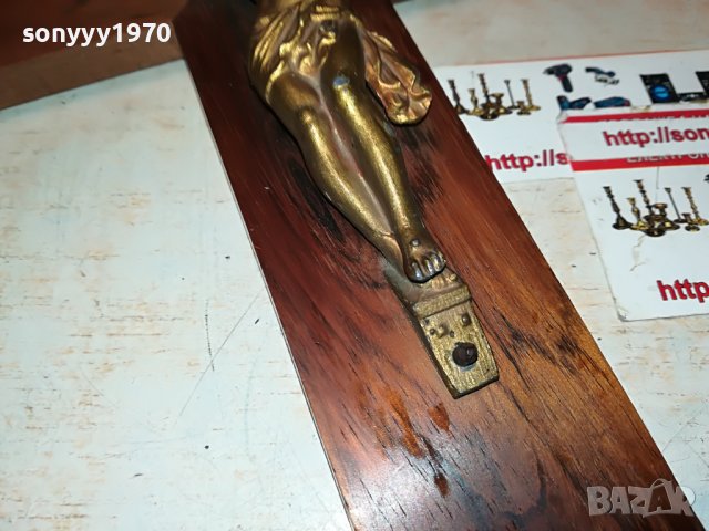 КРЪСТ С ХРИСТОС ОТ ФРАНЦИЯ 1212221403, снимка 10 - Антикварни и старинни предмети - 38984210