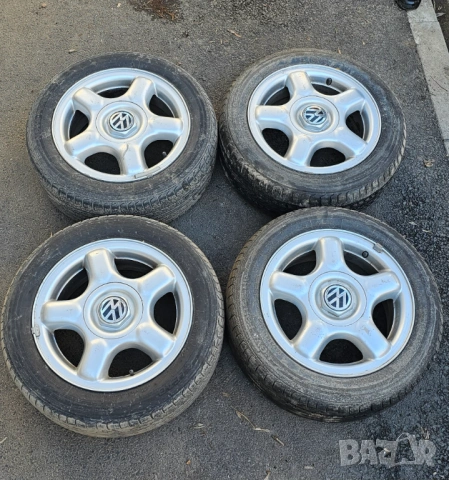 Оригинални алуминиеви джанти за VW Volkswagen 14" 4×100, снимка 2 - Гуми и джанти - 53604364