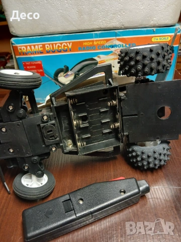 Стара 90те радио управляема кола,бъги., снимка 5 - Колекции - 53834623