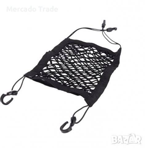Мрежа Mercado Trade, Органайзер, Еластична, За кола, Черна
