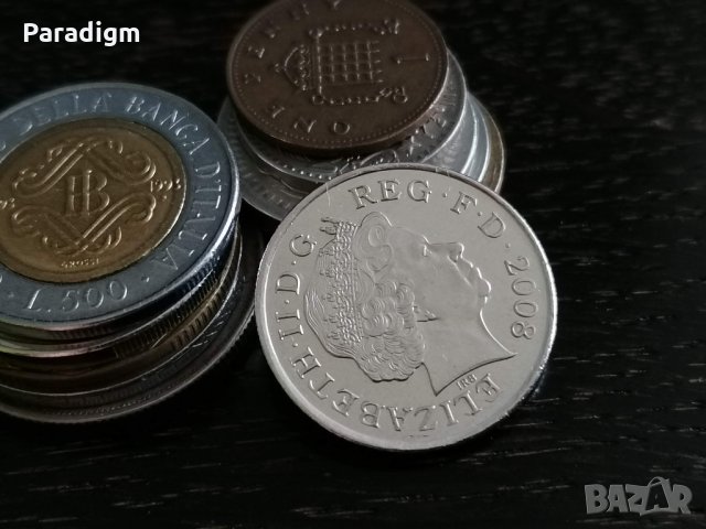 Монета - Великобритания - 10 пенса | 2008г., снимка 2 - Нумизматика и бонистика - 34415274