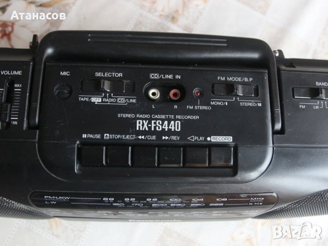 Panasonic RX-FS440 радио и касетофон, снимка 5 - Радиокасетофони, транзистори - 42308652