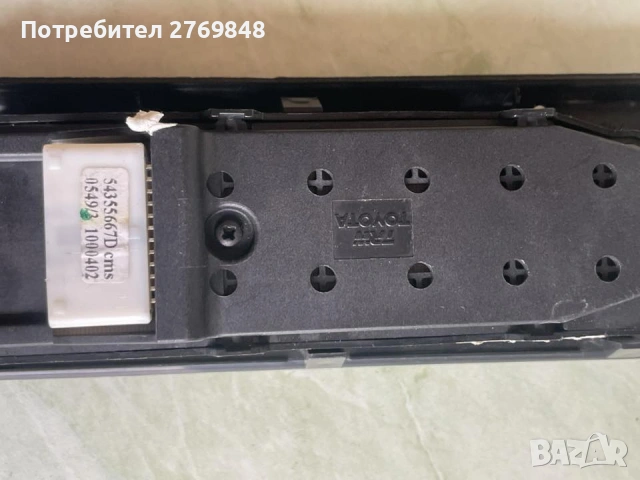 Панел  Бутони ел. стъкла за Toyota Corolla Verso II (03.2004 – 04.2009), снимка 3 - Части - 53601833