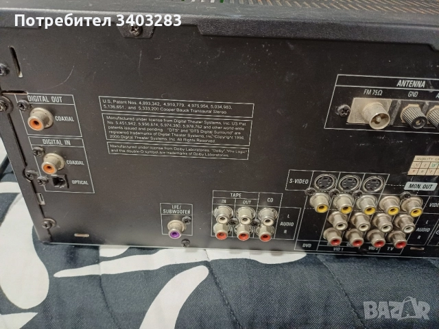 Ресивър HARMAN KARDON AVR 1550, снимка 7 - Ресийвъри, усилватели, смесителни пултове - 52269242