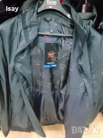 Мъжко пролетно есенно яке Паул Шарк в тъмно син цвят 6ХЛ 7ХЛ последни размери, снимка 2 - Якета - 52375738