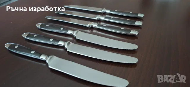 нож 6бр.rostfrei немски основен нож прибори за хранене комплект, снимка 8 - Прибори за хранене, готвене и сервиране - 55953211