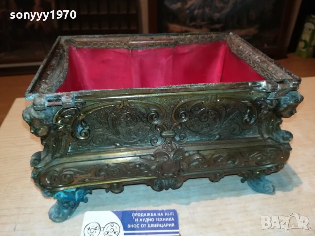 АНТИКА-МЕД/МЕСИНГ-ФРАНЦИЯ 0911212007, снимка 8 - Антикварни и старинни предмети - 34751996