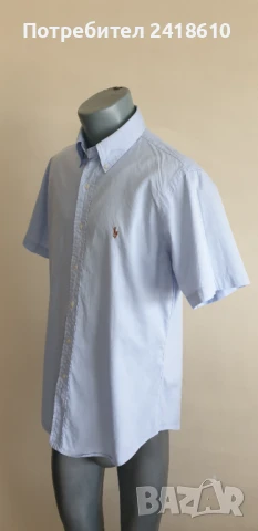 POLO Ralph Lauren Cotton Custom Fit Mens Size 15 1/2 - 39 - M  ОРИГИНАЛНА Риза!, снимка 7 - Ризи - 51205102