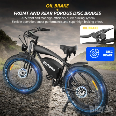 Електрически велосипед/колело HIDOES B3 1200W 18.2AH, снимка 5 - Велосипеди - 52393423