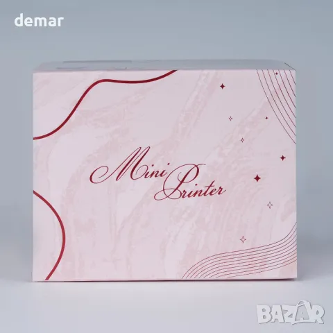 Мини принтер Memoking T02 - Преносим термичен принтер без мастило с три ролки, снимка 11 - Принтери, копири, скенери - 49283031