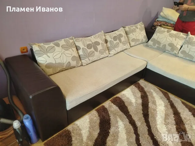 Ъглов диван 220/170см, снимка 2 - Дивани и мека мебел - 56114154