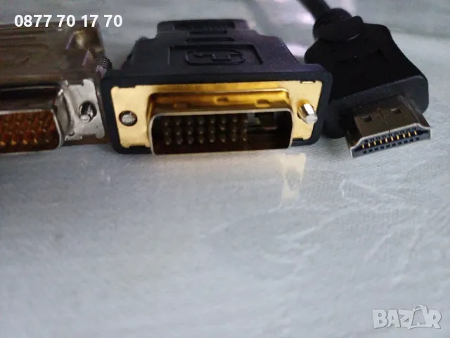 3 бр.преходници DVI, VGA, HDMI, снимка 6 - Кабели и адаптери - 47295591