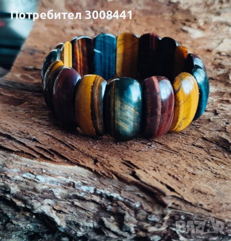 Колоритна гривна от Тигрово око