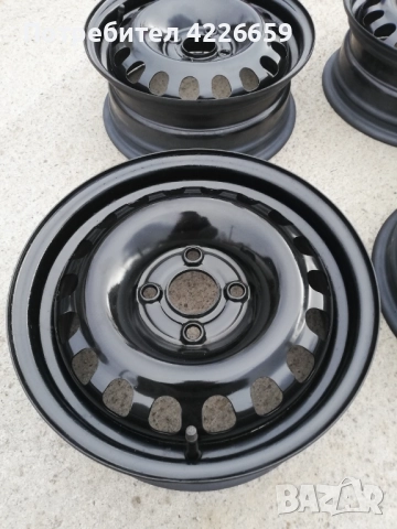 Железни джанти 14' 4х100 ет40, снимка 7 - Гуми и джанти - 52518978