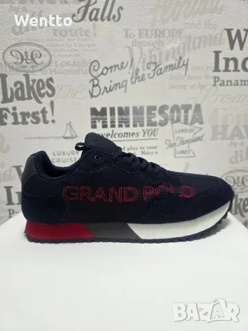 Мъжки маратонки - тъмносини, снимка 2 - Маратонки - 48849750