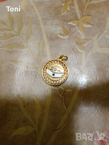 10-каратова златна висулка DOW CHEMICAL  награда за служба