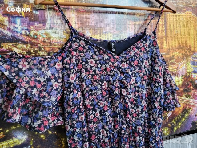 Елегантна шарена рокля , снимка 2 - Рокли - 42518024