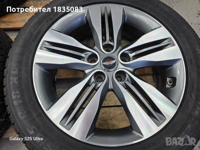 Лети джанти 18ки 5х114.3 Hyundai, Kia + зимни гуми 225/55/18 Platin, снимка 6 - Гуми и джанти - 53342254