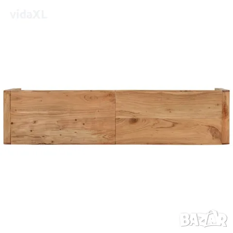 vidaXL Пейка, 160x38x45 см, масивна акация, снимка 3 - Дивани и мека мебел - 56149118