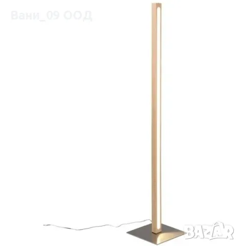 Стилен лампион от дърво и метал