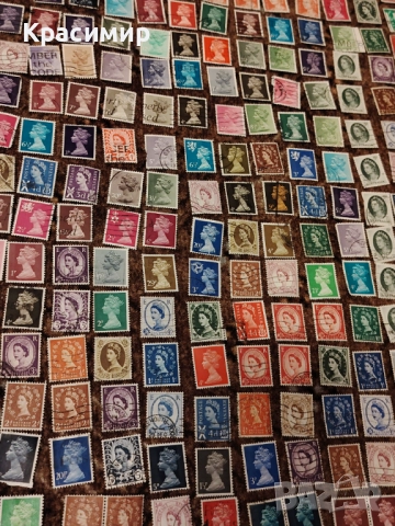 Винтидж ПОЩЕНСКИ марки Елизабет , снимка 10 - Филателия - 52938642