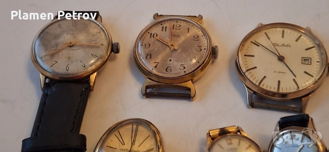Швейцарски часовници/съветски и немски/позлатени , снимка 15 - Антикварни и старинни предмети - 22407041