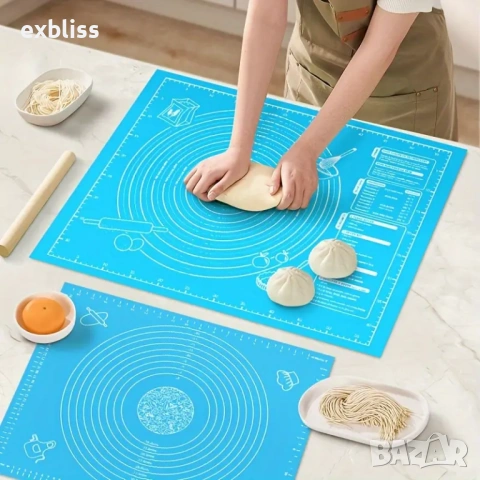 Силиконова подложка за месене точене и печене 60 x 46.5 см