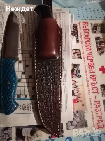 Нож от стомана К390, снимка 10 - Ножове - 40228407