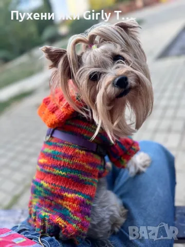 Плетена дрешка за куче по Индивидуален размер Различни цветове 