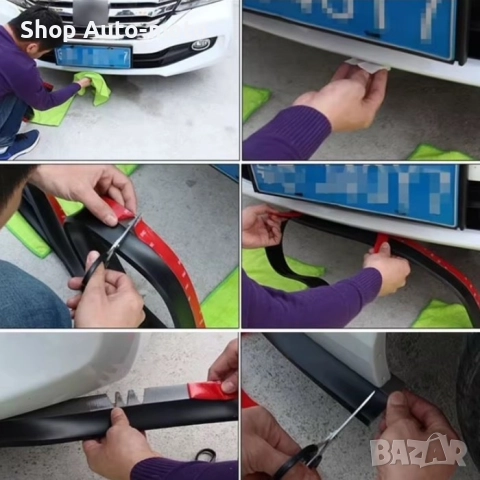 Спойлер за броня Automat – Червен, снимка 2 - Аксесоари и консумативи - 52227859