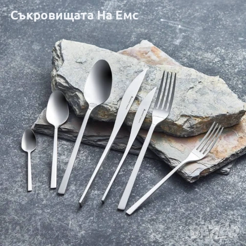💫 KARACA New Everest 84части 💫 Комплект Прибори за Хранене 84части за 12човека , снимка 2 - Прибори за хранене, готвене и сервиране - 53714727