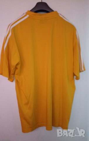 Adidas original L- Памучна тениска в жълто- портокалов цвят , снимка 13 - Тениски - 41632117