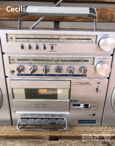 Радиокасетофон 💥 RADIOTONE (Germany)  mini compo-RCX 7, снимка 3 - Радиокасетофони, транзистори - 53761419