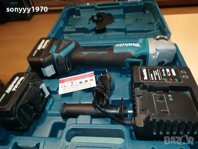 ФЛЕКС С ДВЕ БАТЕРИИ И ЗАРЯДНО 2903221606, снимка 6 - Куфари с инструменти - 36271417