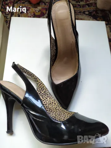 Лачени сандали 37 номер , снимка 4 - Сандали - 50328568