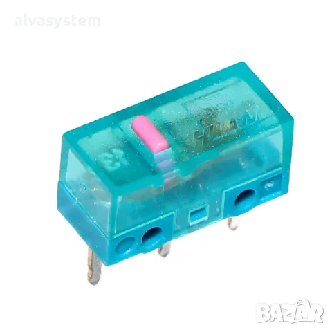 Huano Transparent Blue Shell Pink Dot микроключове за геймърска мишка 80 милиона цикъла, снимка 3 - Клавиатури и мишки - 56078453