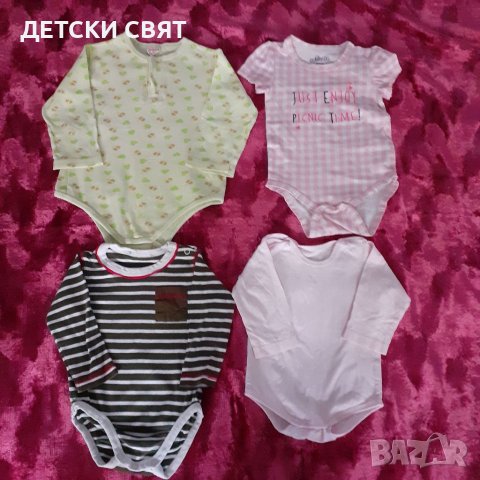 Бебешки дрешки - различни модели и размери, снимка 2 - Бодита за бебе - 38630894