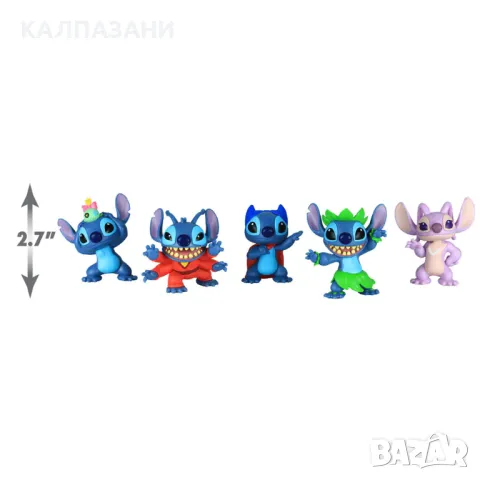 STITCH 5 фигури Collectable 46211, снимка 9 - Фигурки - 47759893