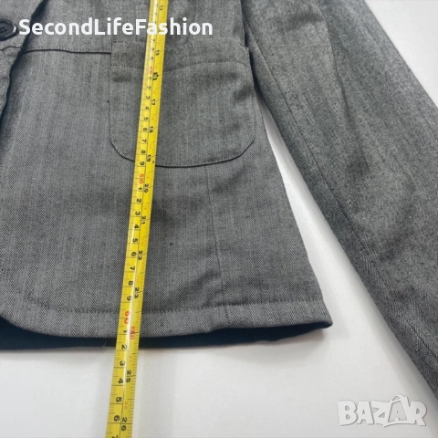 Дамско сако Anatopik двулицево винтидж стил размер M, кадифено, памучно, снимка 5 - Сака - 52262535